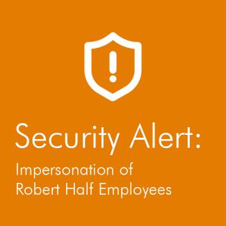 Security alert - Impersonation
